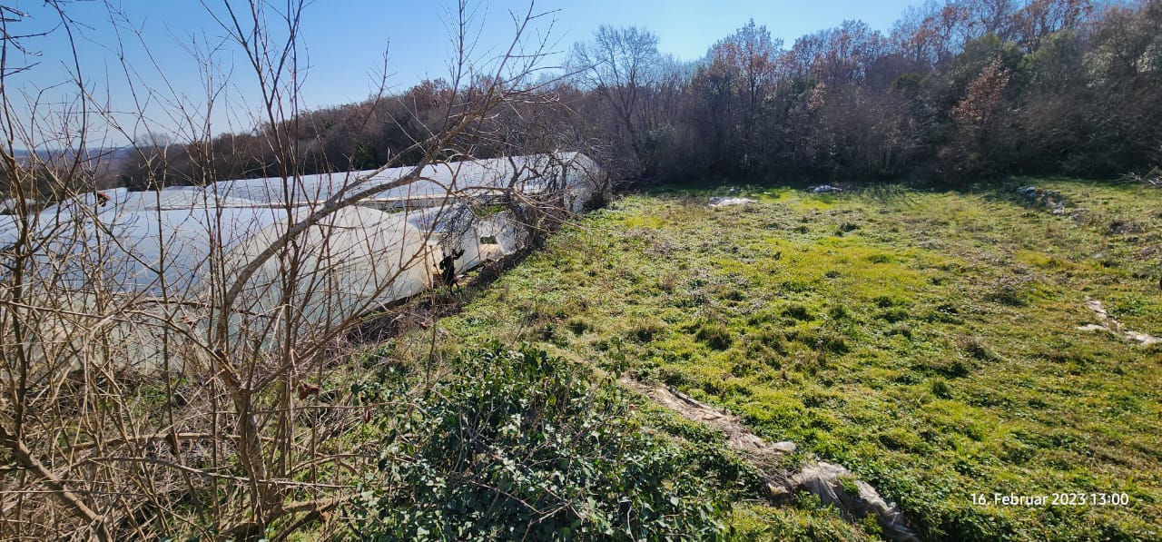 Prime investment opportunity: spacious Ulcinj land with greenhouse, sunlit clearing, ideal for development&mdash;on immobilien.ekosphere.me by ekosphere doo.