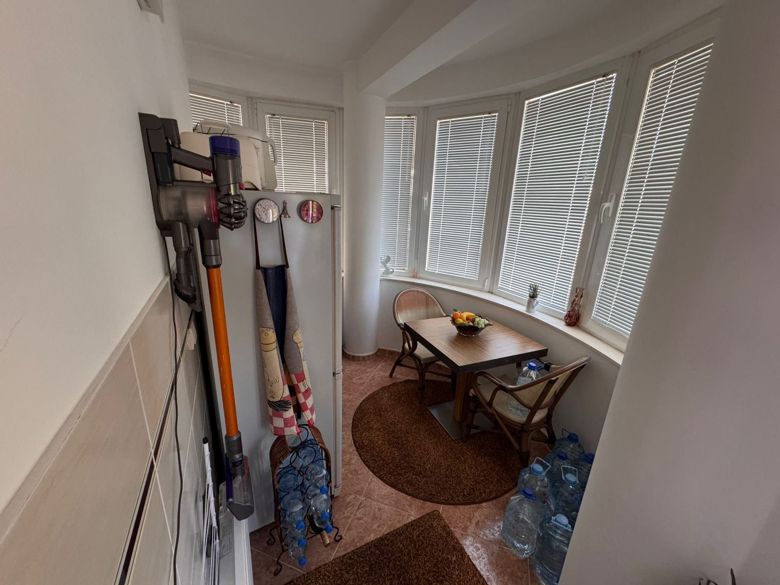 Bright Ulcinj room with large windows, quality furnishings, storage space. Invest in Montenegro property&mdash;listed by ekosphere doo.